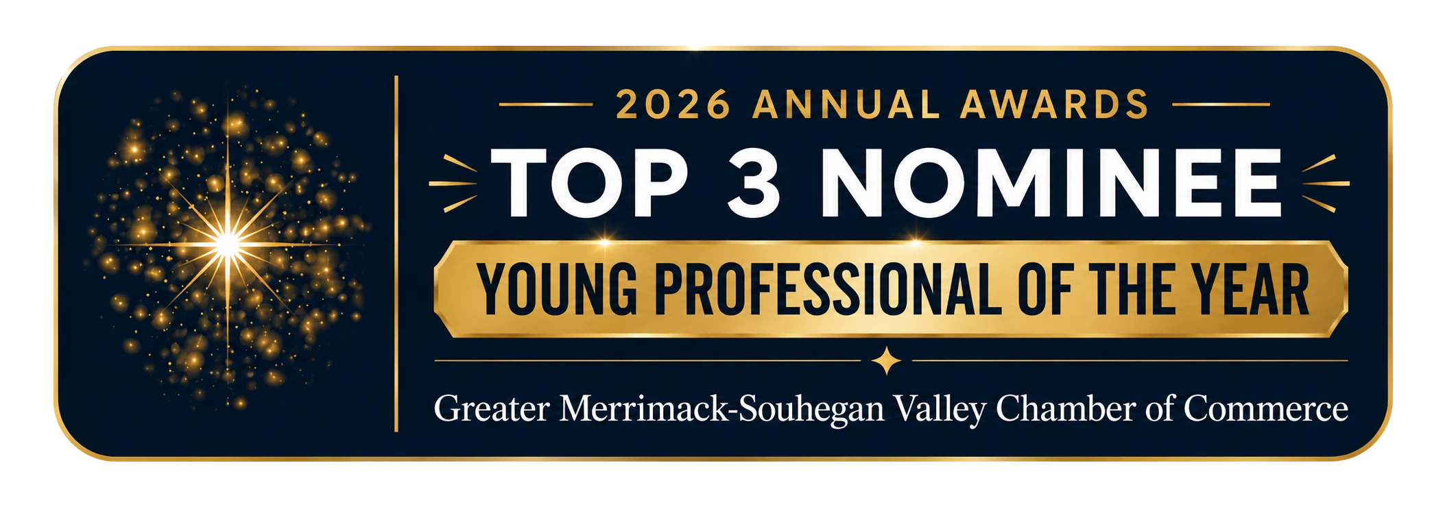 2026 Annual Awards, Top 3 Nominee, Young Professional of the Year, Greater Merrimack-Souhegan Valley Chamber of Commerce